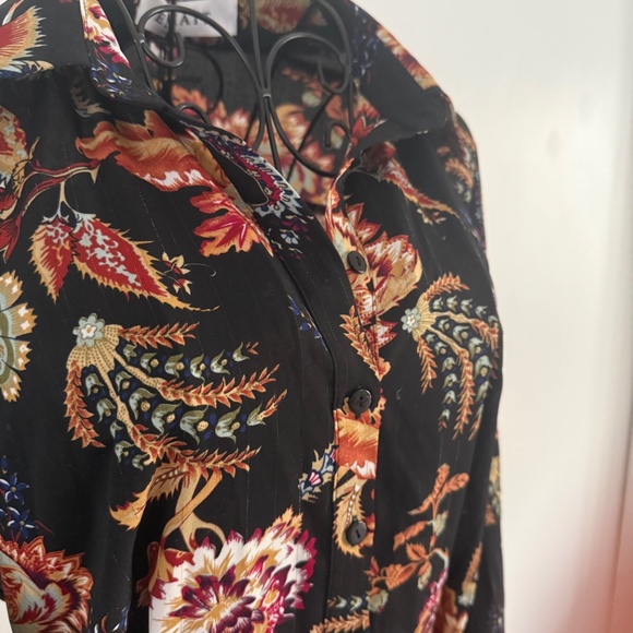 ELLIATT NWT Resort Collection Tie-Waist Asymmetric Floral Dress - Picture 9 of 13